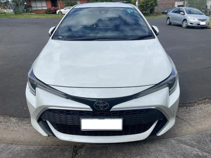 Example number plate